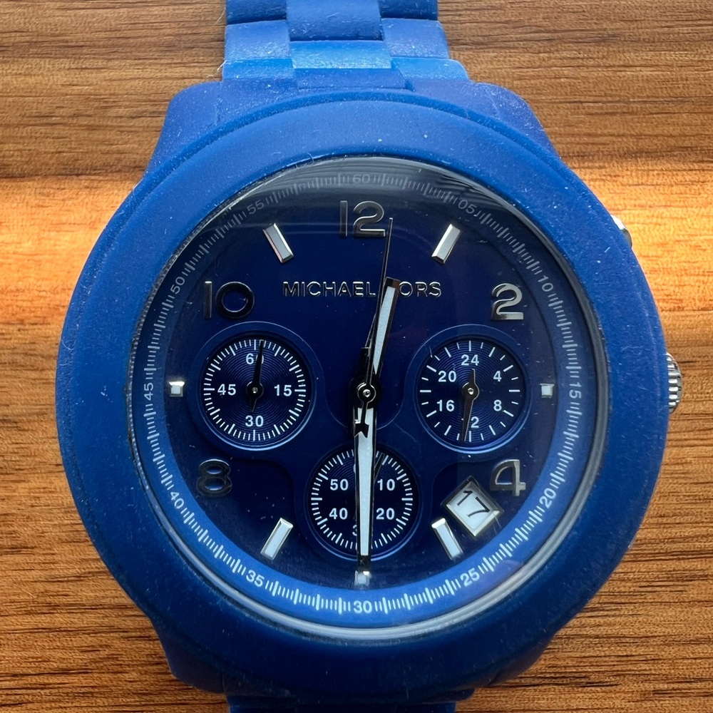 Michael Kors Navy Chronograph Timepiece